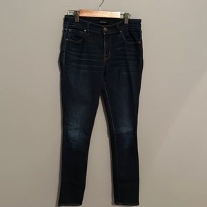 JBRAND skinny jeans w faded knees size 26